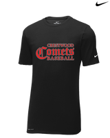 Crestwood HS Baseball Wordmark - Mens Nike Cotton Poly Tee