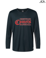Crestwood HS Baseball Wordmark - Mens Oakley Longsleeve