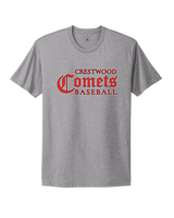 Crestwood HS Baseball Wordmark - Mens Select Cotton T-Shirt
