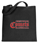 Crestwood HS Baseball Wordmark - Tote