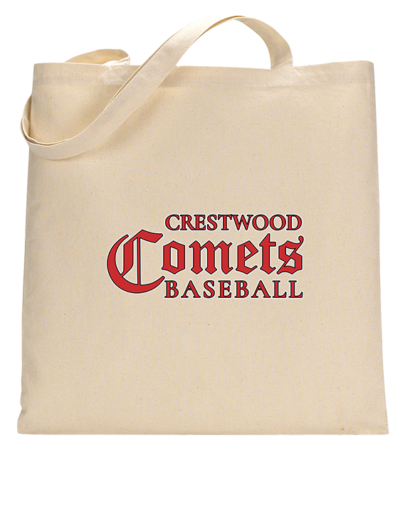 Crestwood HS Baseball Wordmark - Tote