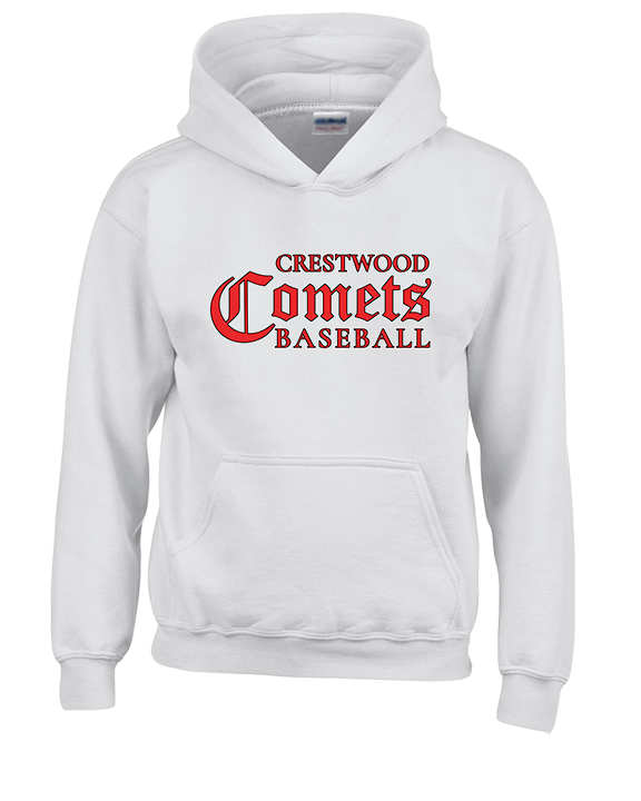 Crestwood HS Baseball Wordmark - Unisex Hoodie