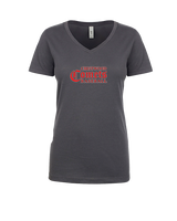 Crestwood HS Baseball Wordmark - Womens V-Neck