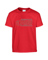 Crestwood HS Baseball Wordmark - Youth Shirt