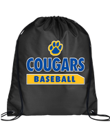 Crisp County HS Baseball Paw - Drawstring Bag