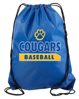 Crisp County HS Baseball Paw - Drawstring Bag