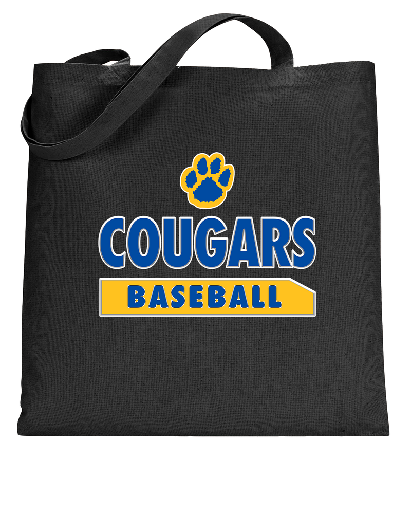 Crisp County HS Baseball Paw - Tote Bag