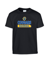 Crisp County HS Baseball Paw - Youth T-Shirt