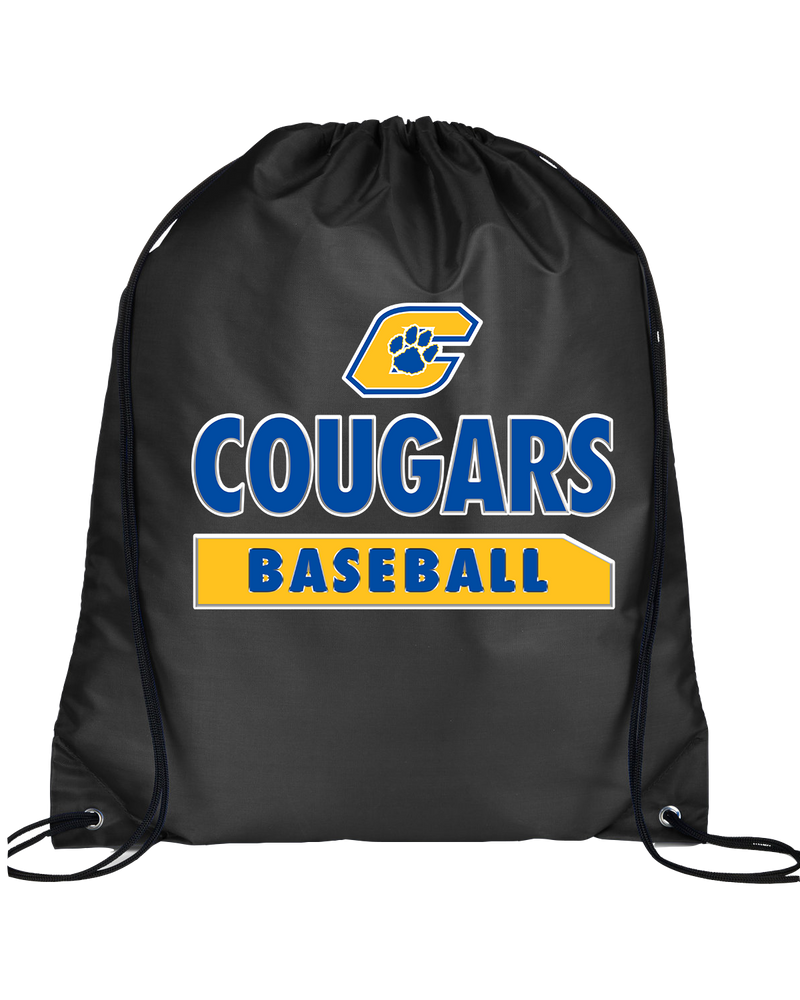 Crisp County HS Baseball Team Logo - Drawstring Bag