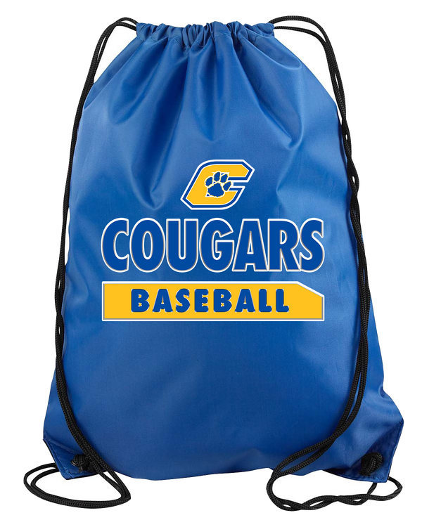 Crisp County HS Baseball Team Logo - Drawstring Bag