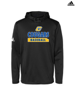 Crisp County HS Baseball Team Logo - Adidas Men's Hooded Sweatshirt