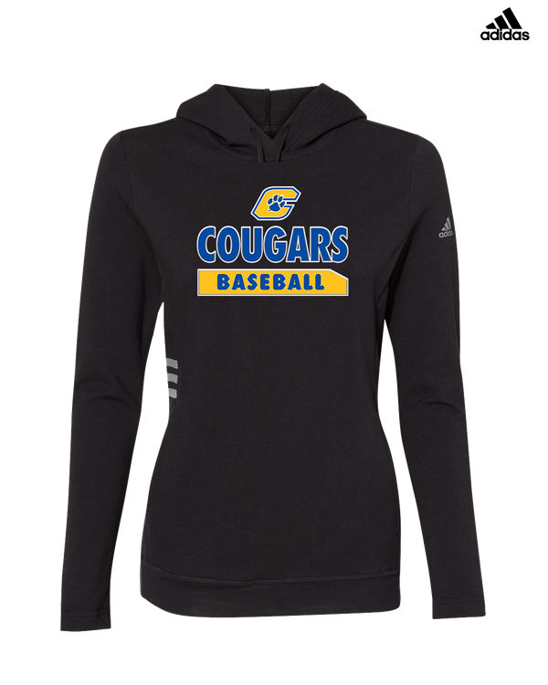 Crisp County HS Baseball Team Logo - Adidas Women's Lightweight Hooded Sweatshirt