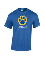 Crisp County HS Paw Baseball - Cotton T-Shirt