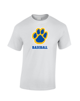 Crisp County HS Paw Baseball - Cotton T-Shirt