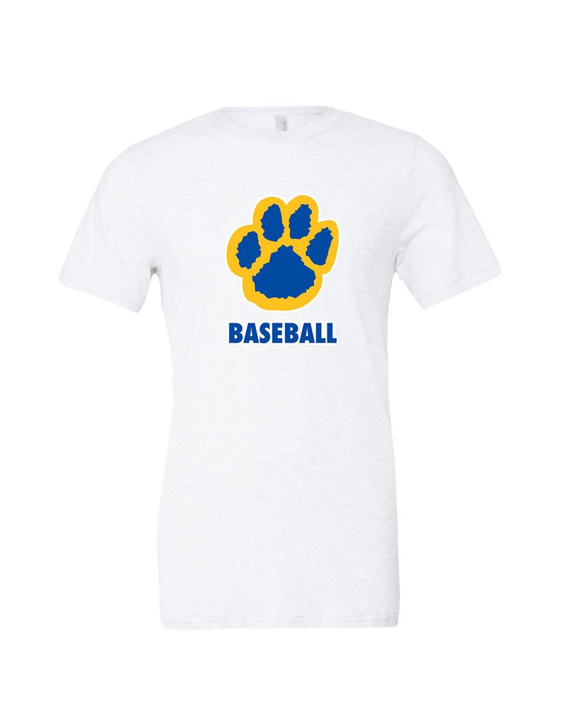 Crisp County HS Paw Baseball - Mens Tri Blend Shirt