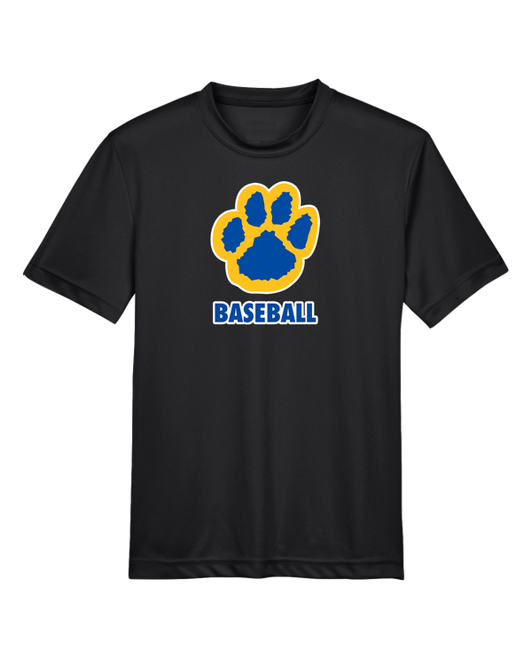 Crisp County HS Paw Baseball - Youth Performance T-Shirt