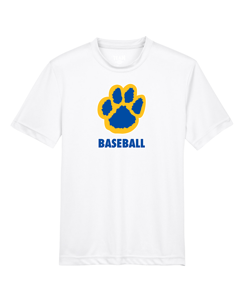 Crisp County HS Paw Baseball - Youth Performance T-Shirt