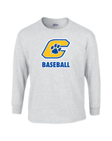 Crisp County HS Team Logo Baseball - Mens Basic Cotton Long Sleeve