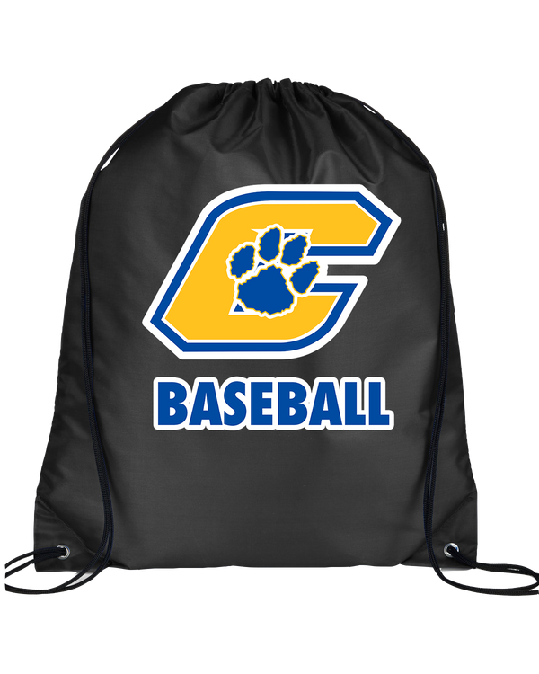 Crisp County HS Team Logo Baseball - Drawstring Bag