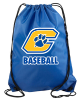Crisp County HS Team Logo Baseball - Drawstring Bag