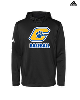 Crisp County HS Team Logo Baseball - Adidas Men's Hooded Sweatshirt