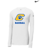 Crisp County HS Team Logo Baseball - Nike Dri-Fit Poly Long Sleeve