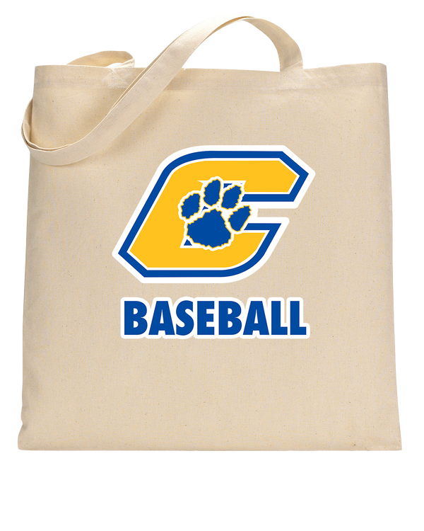 Crisp County HS Team Logo Baseball - Tote Bag
