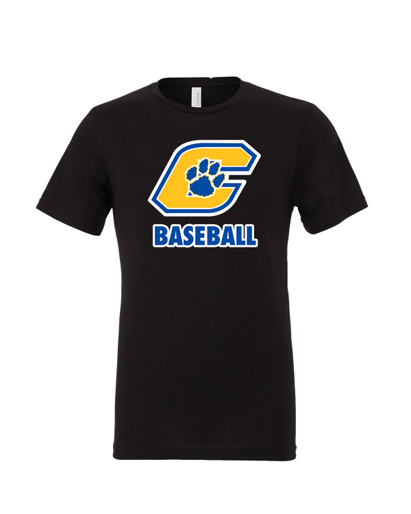 Crisp County HS Team Logo Baseball - Mens Tri Blend Shirt