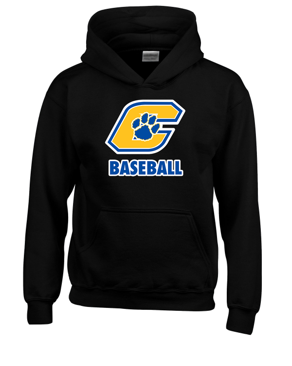 Crisp County HS Team Logo Baseball - Cotton Hoodie