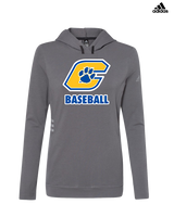 Crisp County HS Team Logo Baseball - Adidas Women's Lightweight Hooded Sweatshirt