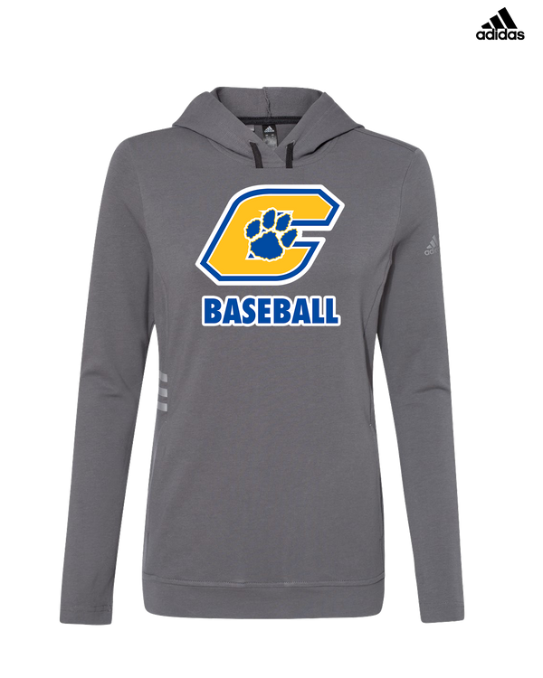 Crisp County HS Team Logo Baseball - Adidas Women's Lightweight Hooded Sweatshirt