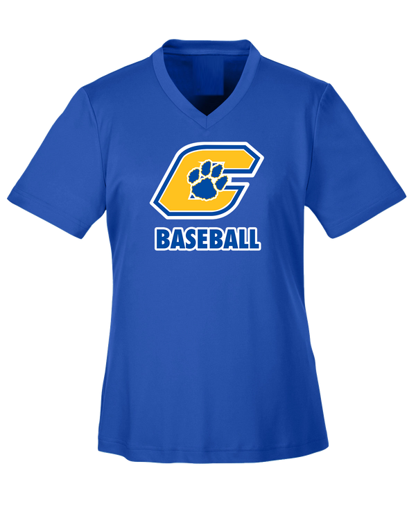 Crisp County HS Team Logo Baseball - Womens Performance Shirt