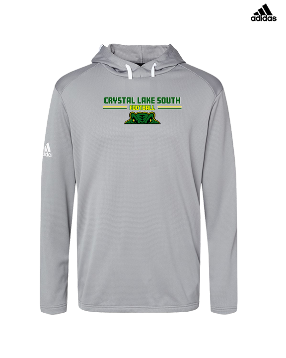 Crystal Lake South HS Football Keen - Mens Adidas Hoodie