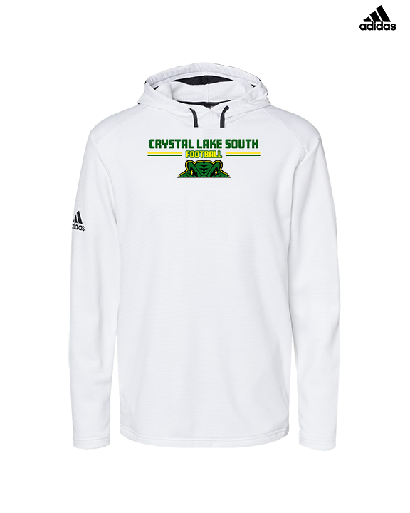 Crystal Lake South HS Football Keen - Mens Adidas Hoodie