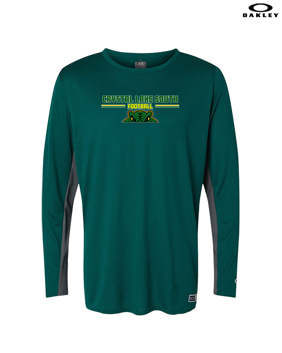 Crystal Lake South HS Football Keen - Mens Oakley Longsleeve