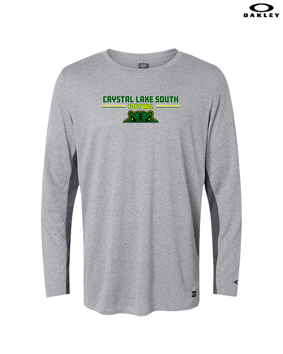 Crystal Lake South HS Football Keen - Mens Oakley Longsleeve