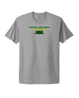 Crystal Lake South HS Football Splatter - Mens Select Cotton T-Shirt