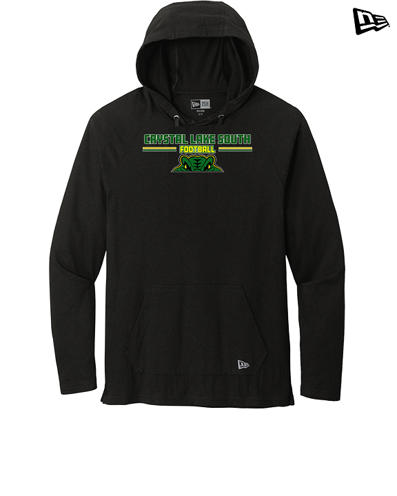 Crystal Lake South HS Football Keen - New Era Tri-Blend Hoodie