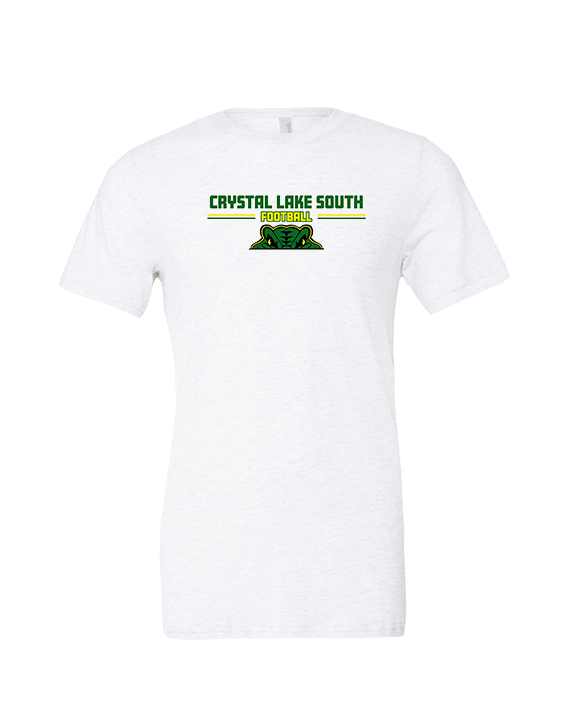 Crystal Lake South HS Football Keen - Tri-Blend Shirt