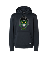 Crystal Lake South HS Football Skull Crusher - Oakley Performance Hoodie