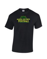 Crystal Lake South HS Football Splatter - Cotton T-Shirt