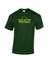 Crystal Lake South HS Football Splatter - Cotton T-Shirt