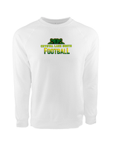 Crystal Lake South HS Football Splatter - Crewneck Sweatshirt