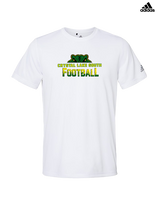 Crystal Lake South HS Football Splatter - Mens Adidas Performance Shirt