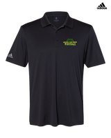 Crystal Lake South HS Football Splatter - Mens Adidas Polo