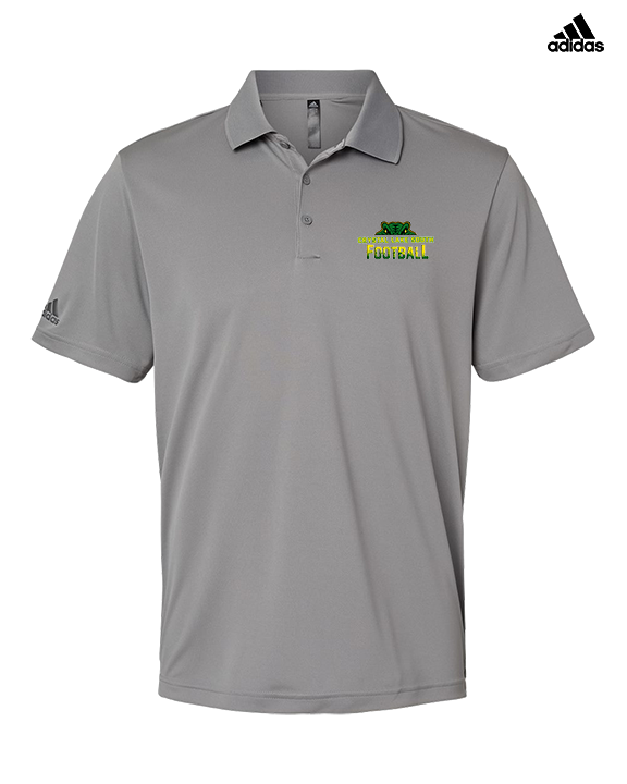 Crystal Lake South HS Football Splatter - Mens Adidas Polo