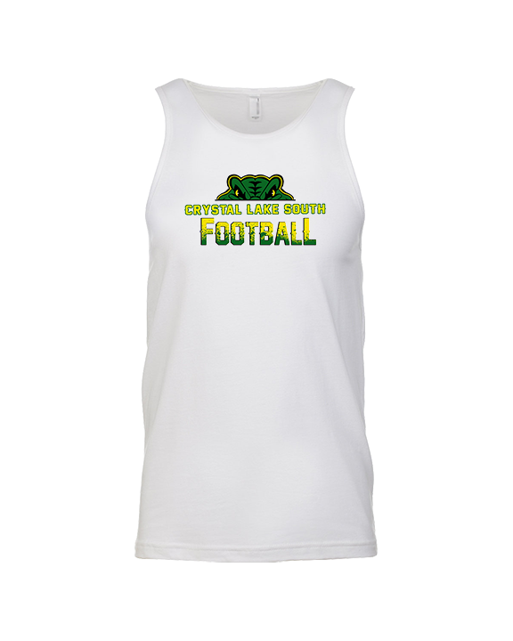 Crystal Lake South HS Football Splatter - Tank Top