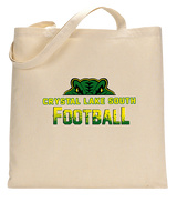 Crystal Lake South HS Football Splatter - Tote