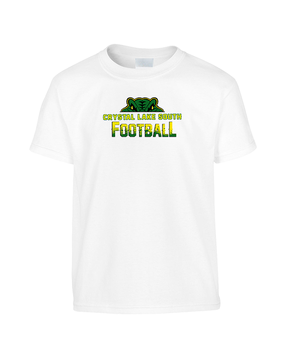 Crystal Lake South HS Football Splatter - Youth Shirt