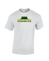 Crystal Lake South HS Football Stacked - Cotton T-Shirt